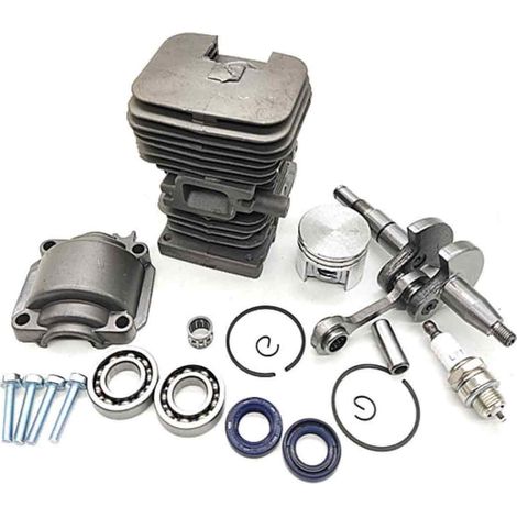 Kit de remplacement pour carter moteur (cylindre, piston, vilebrequin, carter) de 38 mm, compatible avec les tronçonneuses Stihl 018 et MS180.