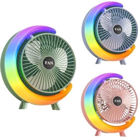 Trade Shop - Ventilatores Usb 3 Velocity With Light Rgb - (1/5)