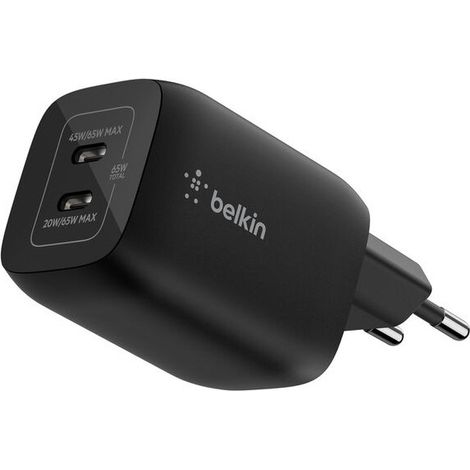 Belkin ENA007KQBK Ladegerät für Mobilgeräte Kopfhörer, Laptop, Tragbare Spielekonsole, Smartphone Schwarz AC Schnellladung Drinnen (1/4)