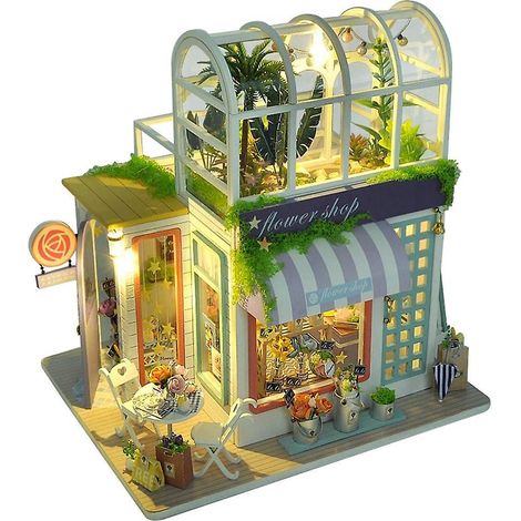 maison De Poupe En Bois, Maison De Poupe, 1:24 Creative Room, Valentine's Day Gift. Dcoration De Bureau (1/5)