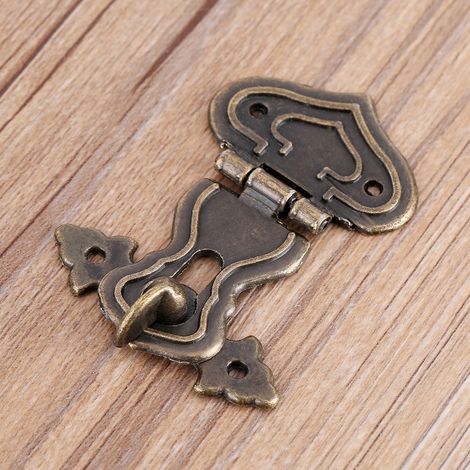 10 Pièces de Loquets à Verrou Style Rétro en Ton Bronze pour Boîte à Bijoux en Bois (1/5)