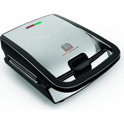 Tefal – Gaufrier croque monsieur 2 plaques 700W – Plaques amovibles anti-adhésives – Compatible lave-vaisselle – Livré avec livre de recettes