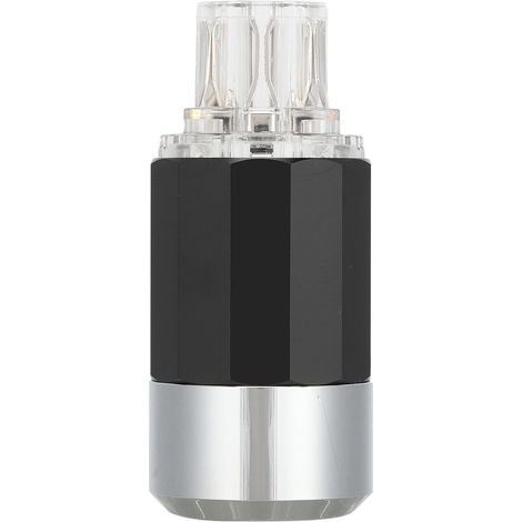 Connecteur d'Alimentation Audio HIFI en Cuivre Pur Plaqué Rhodium, Prise Femelle 100‑250V F109R pour Haute Fidélité