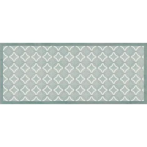 passatoia in vinile "runner" fantasia "old style green", 120x50 cm (1/4)