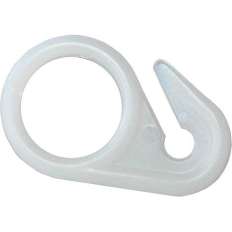 ANELLO PER TENDA DOCCIA IN NYLON mm 47 - pz. 10