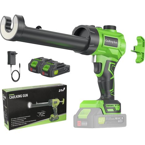 Pistolet à colle chaude, sans fil, avec réglage de vitesse sans étapes, Forfait Standard (1/2)