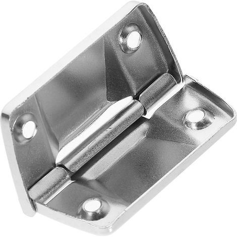 Kisangel Lot de 6 charnières métalliques robustes pour boîtier DIY, charnières de coffre stables (1/5)