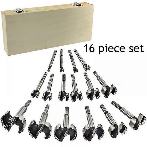 Fraise Bois D'encastrement , Avec Pointe De Centrage, 15pcs Ensemble (1/5)