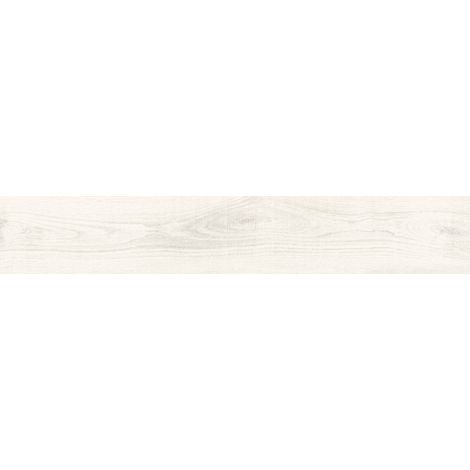 Aelle - Carrelage sol / mur effet bois 20x120 cm ARTWOOD WHITE - Vendu par boîte de 1.44 m²