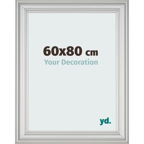 yd. - Cadre photo 60x80 - Argent Mat - MDF - Lazio (1/5)