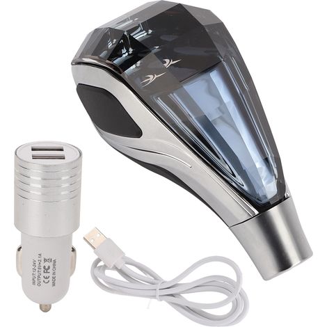 Pomo de palanca de cambios FOREHILL Crystal LED con 7 colores, resistente a los arañazos, para interfaces M12, M10 y M8 (1/5)