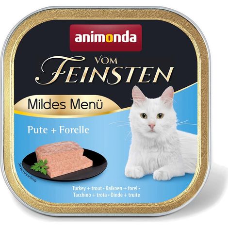 ANIMONDA Vom Feinsten Menu Doux Truite de Dinde 100g