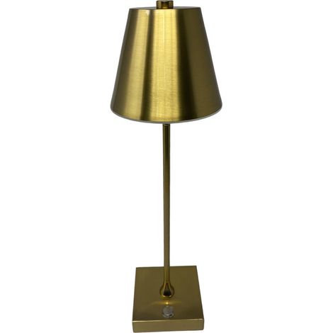 Lampada bistrot touch da tavolo a led ricaricabile usb 10 watt lume decorativo tripla colorazione di luce vari colori (1/5)