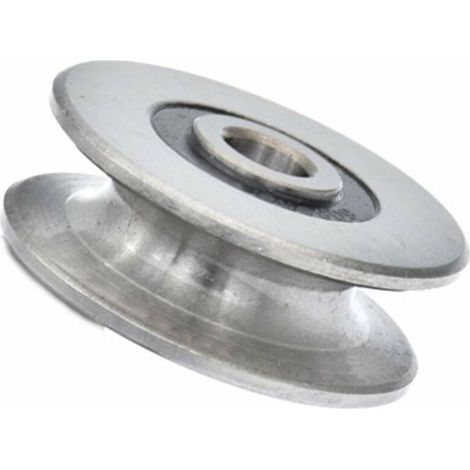 Poulie en acier inoxydable 250 kg – Rainure en U profonde 8 mm – Diamètre intérieur 40 mm – Pour systèmes de câbles industriels (1/4)