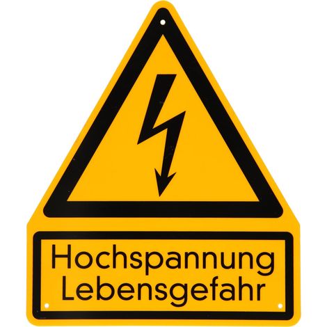 Plaque d&aposavertissement haute tension, danger de mort