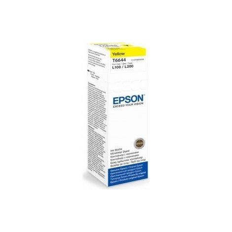 Inchiostro giallo in flacone da 70 ml per stampanti Epson L100/L200/L210/L355 (1/5)