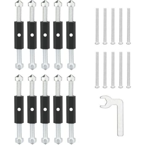 Pair Boîte de Montage et Support Cassette de Réparation, Kit de Boîtier de Jonction pour Boîte de Commutation (86 Pièces)