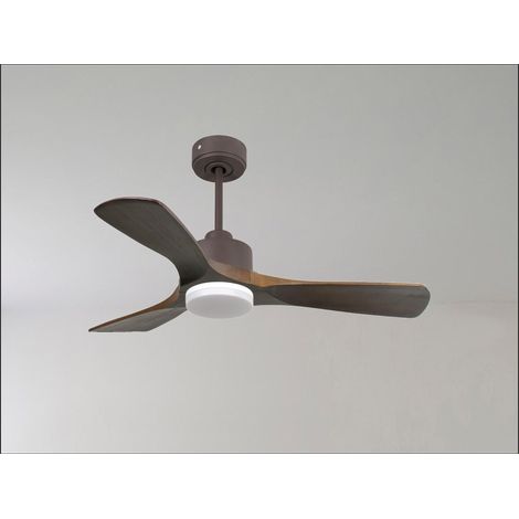Ouray de Klassfan - Ventilateur de plafond et destratificateur moteur DC Laiton pales bois blanc 45 à 55 m² OurayDC5P7Wi178 (1/5)
