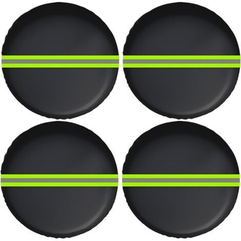 CCYKXA Housses de roue Protection de pneu coupe-vent, réfléchissante, imperméable et anti-poussière, pour voyage, maison, route, remorque, garage, camping, stationnement, camping-car en plein air 31- (1/5)