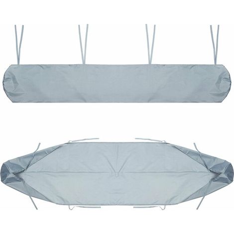 Protecteur De Cougrisure d'Auvent Anti-Poussière, Housse De Protection Auvent Pare Soleil Sac De Protection pour Store Banne, avec Cordon, pour Terrasse De Jardin Extérieur(Size:3.5M,Color:gris (1/5)