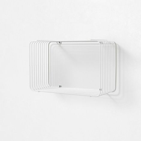 Mensola da parete design moderno in metallo Kabe - Bianco