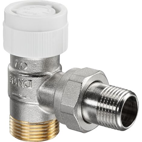 OVENTROP Valvola termostatica AV 9 ad angolo DN 15, G 3/4 AG x R 1/2, PN 10, 1183747
