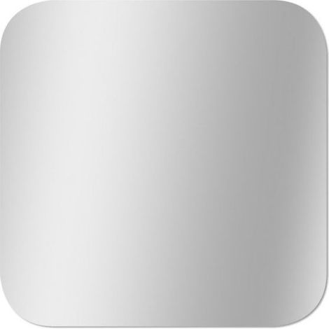 Miroir 40X40 cm coins arrondis bords polis épaisseur 3mm