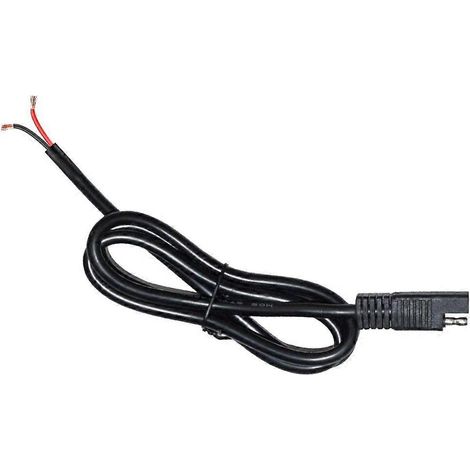 SAE-Anschlusskabel 130 cm 14AWG Stromkabel für Motorräder, Autos und Traktoren