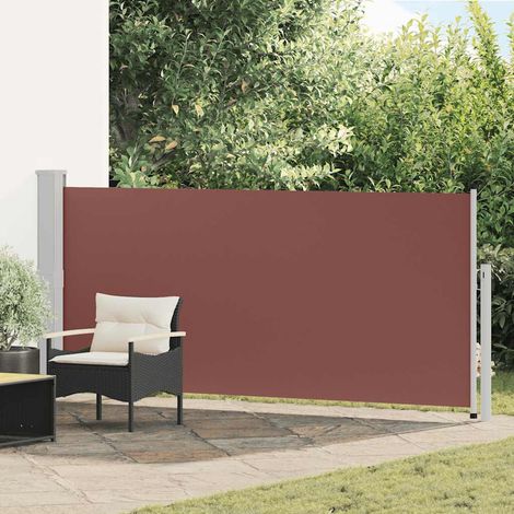 vidaXL Toldo lateral retráctil 140x300 cm marrón (1/5)