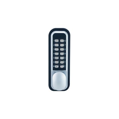 Lokod – Serrure à code mécanique pour porte 35-55mm – Cylindre de serrure avec protection renforcée – Usage intérieur et extérieur – 40 passages/jour max