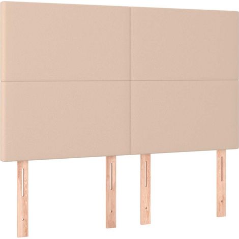 Maison Exclusive - Cabecero Capuchino 144x5x118/128 cm Piel Sinté (1/5)