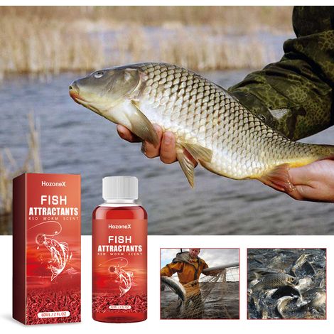 Konzentrierter Fischlockstoff, vielseitiger Angelköder, schnell wirkendes Grundfutter, flüssiger Blutwurm-Lockstoff, starker Fischlockstoff – 60 ml -- BIEMMEDUE (1/5)