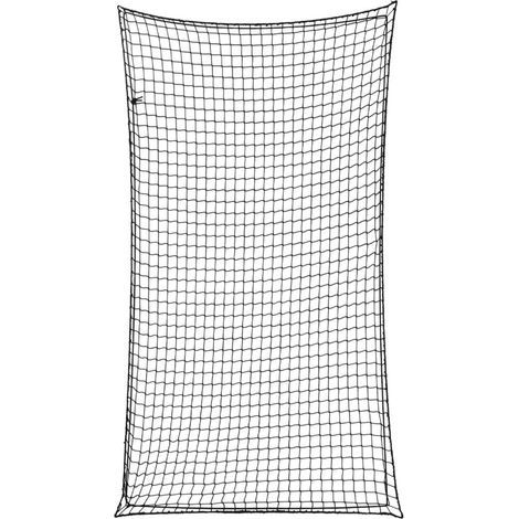 Anhängernetz mit schwarzer Gummischnur, 2,7 x 1,5 m, PP (1/5)