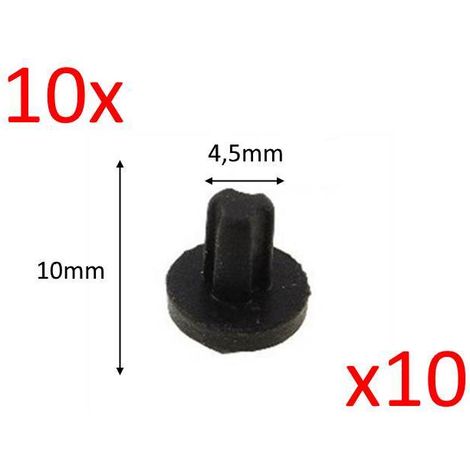 10x gommino piedino gomma griglie ghiere supporti piano cottura Whirlpool Ignis (1/4)
