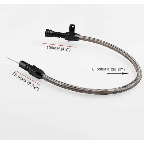 Jauge d'huile de transmission pour Chevy TH350 TH-350 Turbo SBC BBC 350 400 TH350 TH400 (1/4)
