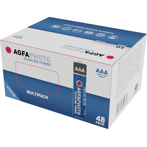 AgfaPhoto Power LR03 Pile LR3 (AAA) alcaline(s) 1.5 V 48 pc(s)
