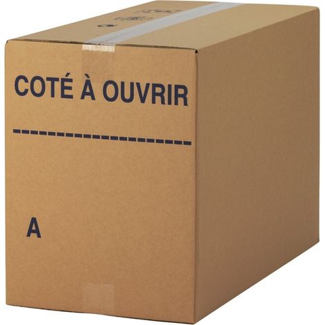 Caisse picking type Redoute® en simple cannelure 600 x 300 x 200 mm - COLIS 25 CAISSES (1/5)
