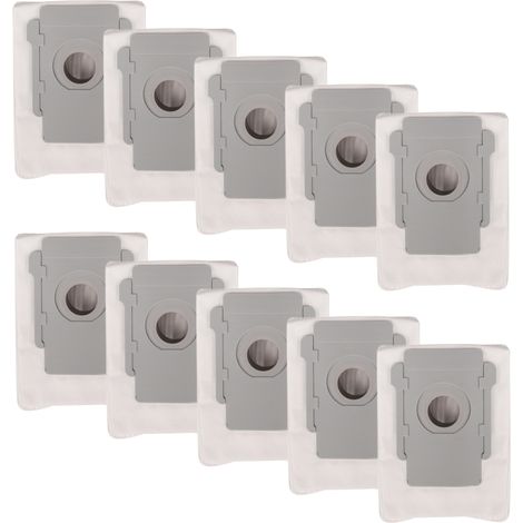 Paquete de 10 bolsas para aspiradoras iRobot Roomba i7, i7+/Plus (7550), i3+, i6+ (6550), i8+ (8550), s9+ (9550) y de las series I y S. Bolsas de repuesto. (1/5)