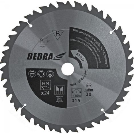 Scie circulaire à bois avec limiteur d'avance Hm36Z.400X30 (1/3)