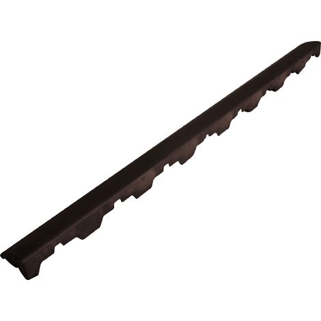 scivolo con agganci per pavimentazione da esterno femmina marrone, 580x45x25 mm.