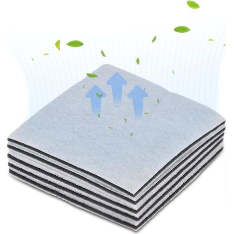 filtres de rechange pour moteur d'aspirateur, filtre de protection moteur universel à charbon actif, préfiltre moteur 150 x 150 mm (1/5)