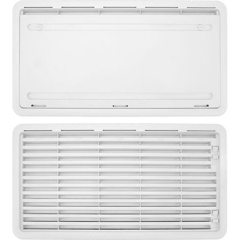 Bouche de ventilation de porte de stockage avec ventilateur de dissipation thermique 55mm d'épaisseur grille d'aération pour compartiment de camping-car, bateau, bus (1/5)