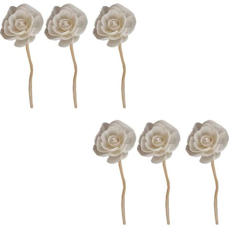 6Pcs Diffuseur Bâtons Forme De Fleur Parfum Bâtons Bâtons de Rotin Arôme de L' Huile Diffuseur Bâtons (1/5)