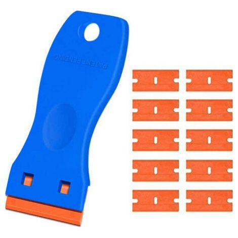 Outil de grattoir en plastique Lames en plastique Lames en plastique, grattoir à vitre avec lame (1/5)