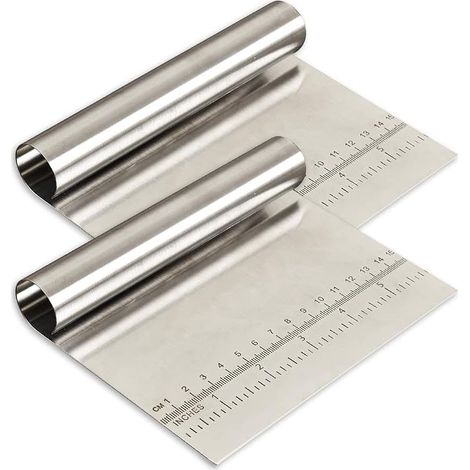 Set di 2 impastatrici in acciaio inox con tacche graduate. (1/5)