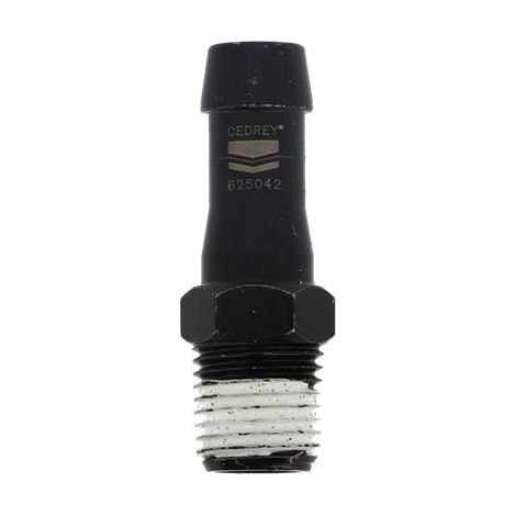 EMBOUT MALE 1/4'' CANNELE 10MM CANNELE FILETE  CEDREY