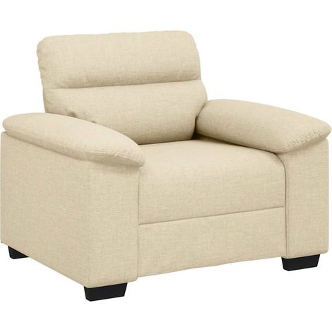Maison Exclusive - Poltrona Crema 100x81x84 cm in Tessuto