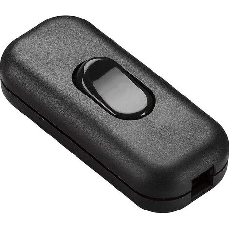 Interrupteur Bipolaire 250V 6A Interrupteur à Cordon en Ligne ON/OFF Noir  Interrupteurs à Bascule Inline 2 ou 3 Ligne Interrupteur Intermédiaire pour Petits Appareils Lampes de Bureau et de Chevet (1/5)