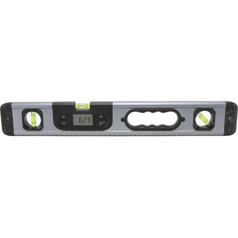 Niveau numérique en alliage d'aluminium 4x90° 2x180°, niveau électronique professionnel pour la mesure, noir (1/5)