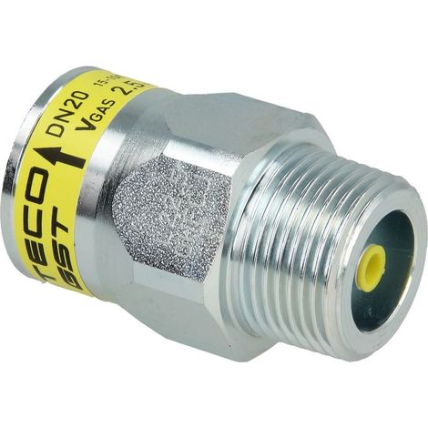 Contrôleur du débit de gaz 2,5 m³/h 3/4’’ FM / FF